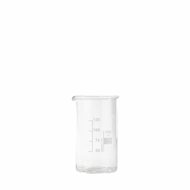 150ml Becherglas mit Ausguss, hohe Form