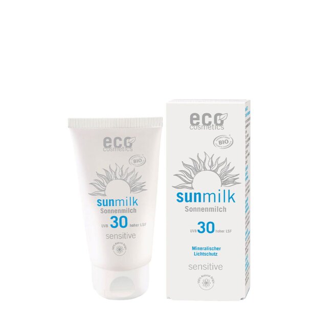 Sonnenmilch sensitive, LSF 30, hoher Lichtschutz, 75ml